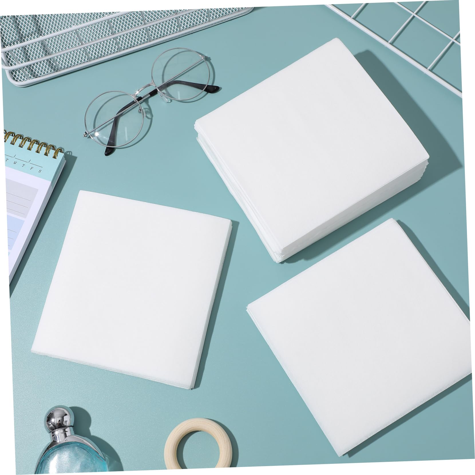 TOPBATHY Toallita Limpia Gafas sin Pelusa Polvo, 300 Piezas, para Laptops y Tvs, Limpieza de Pantalla Desechable para Hogar y Taller