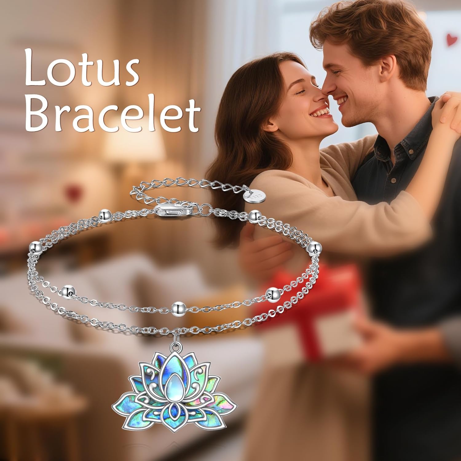 KZX Sun/Moon/North Star/Celestial Bracelet Ladybug/Bee/Butterfly/Turtle/Starfish/Paw Animal Bracelet Infinity/Cross/Evil Eye Bracelet 925 Sterling Silver Jewelry for Women