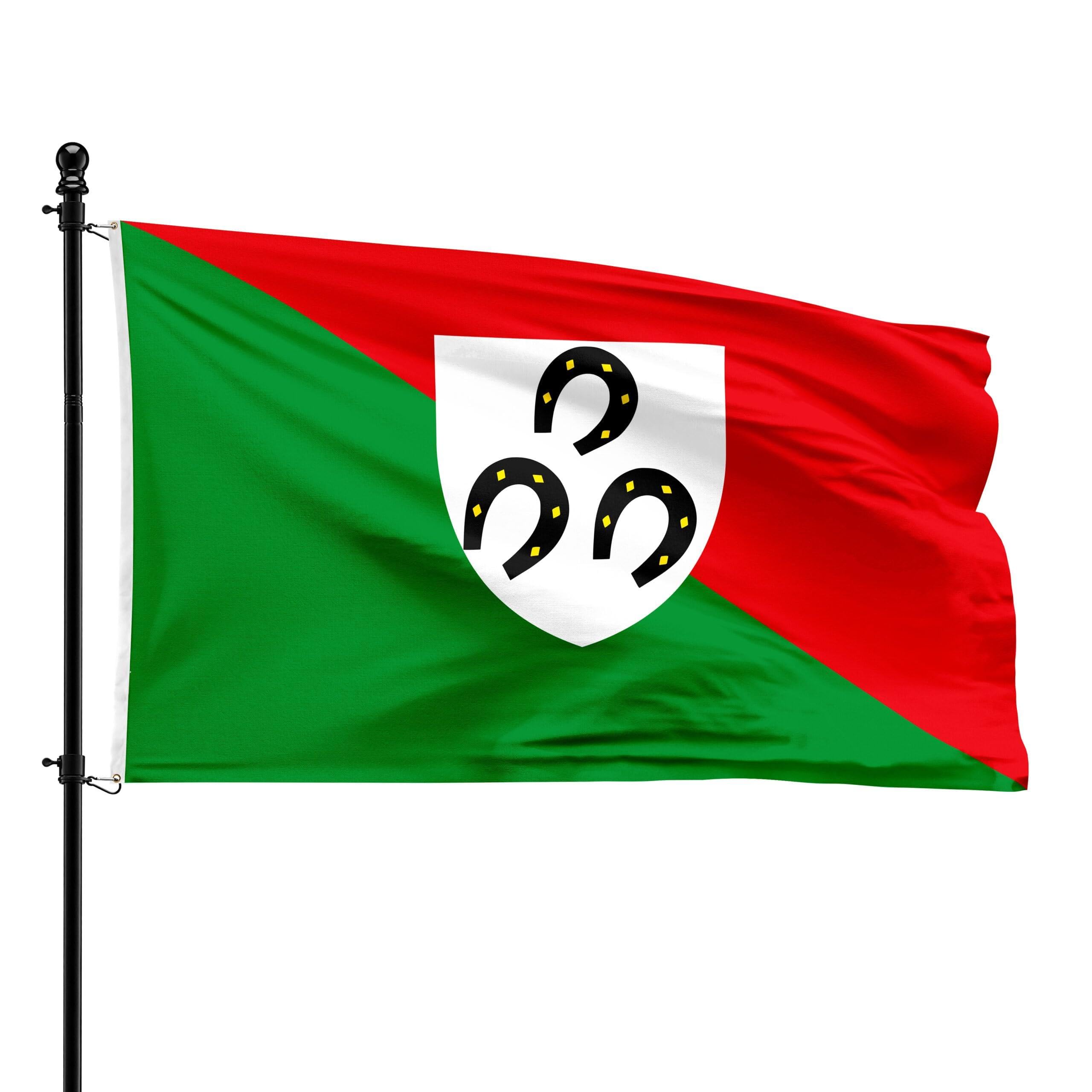 Drapeau Bertrix pour pavoiser votre façade lors des fêtes communales