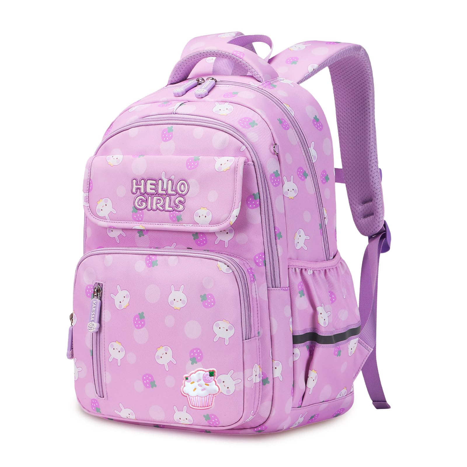 IvyH Mochilas Escolares para Niños y Niñas 8-12 Años, Mochila Colegio Infantil Impermeable Ergonómica y Casual para Viajes para Chicas Chicos