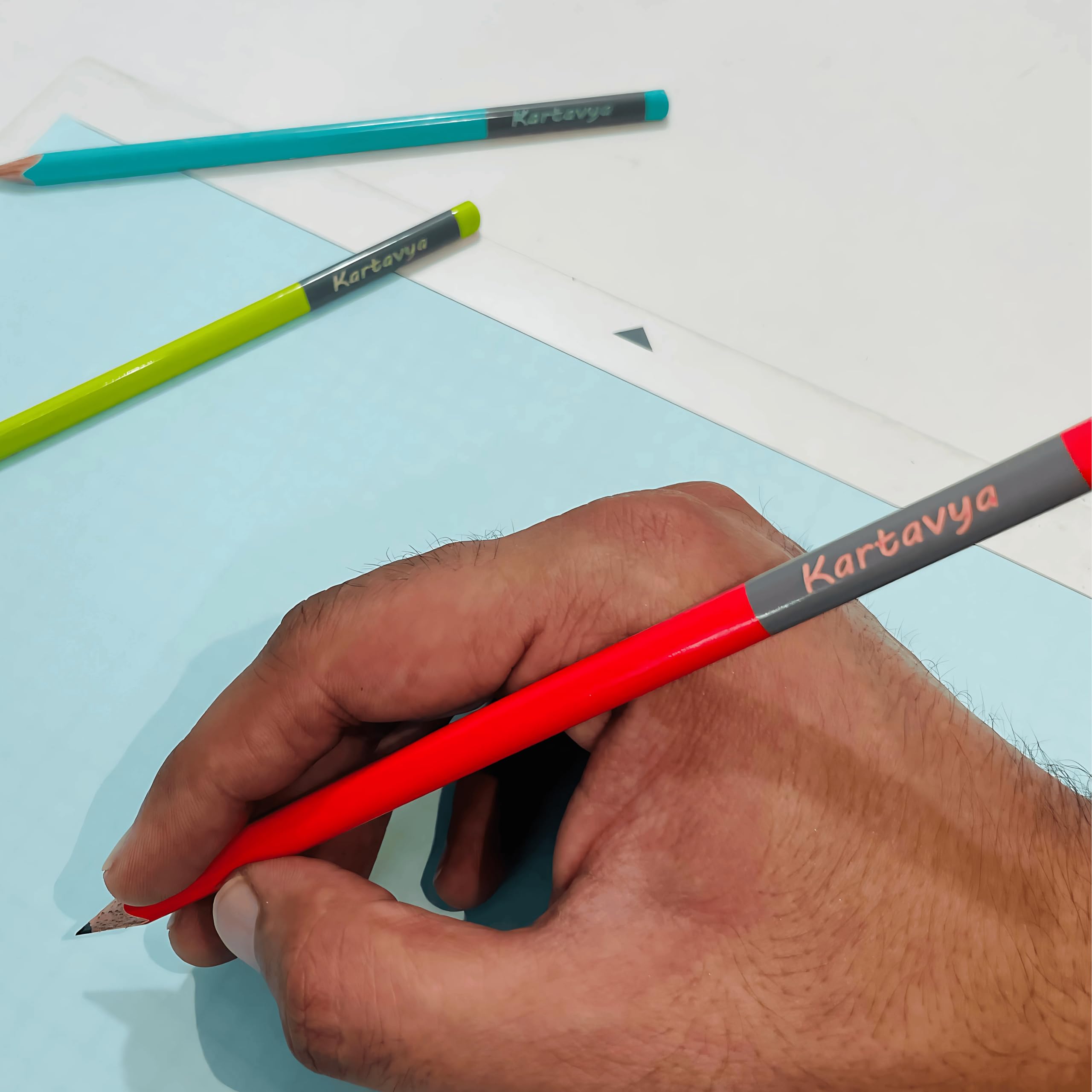 Personalized Name Pencils – Set of 10 | Premium graphite pencils with smooth writing with Free Eraser & Sharpener, Custom Name Engraved HB Pencils for School, Writing, Birthday Gifts & Return Gifts — Amazon image 9