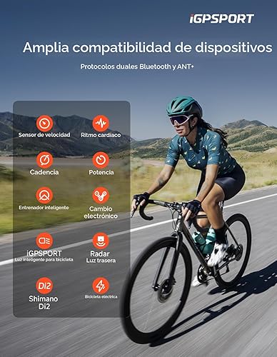 Miniatura 5 de iGPSPORT BSC300 bicicleta ordenador, navegación fuera de línea del mapa fuera de curso advertencia 8GB Bluetooth ANT+GPS inalámbrico ciclismo