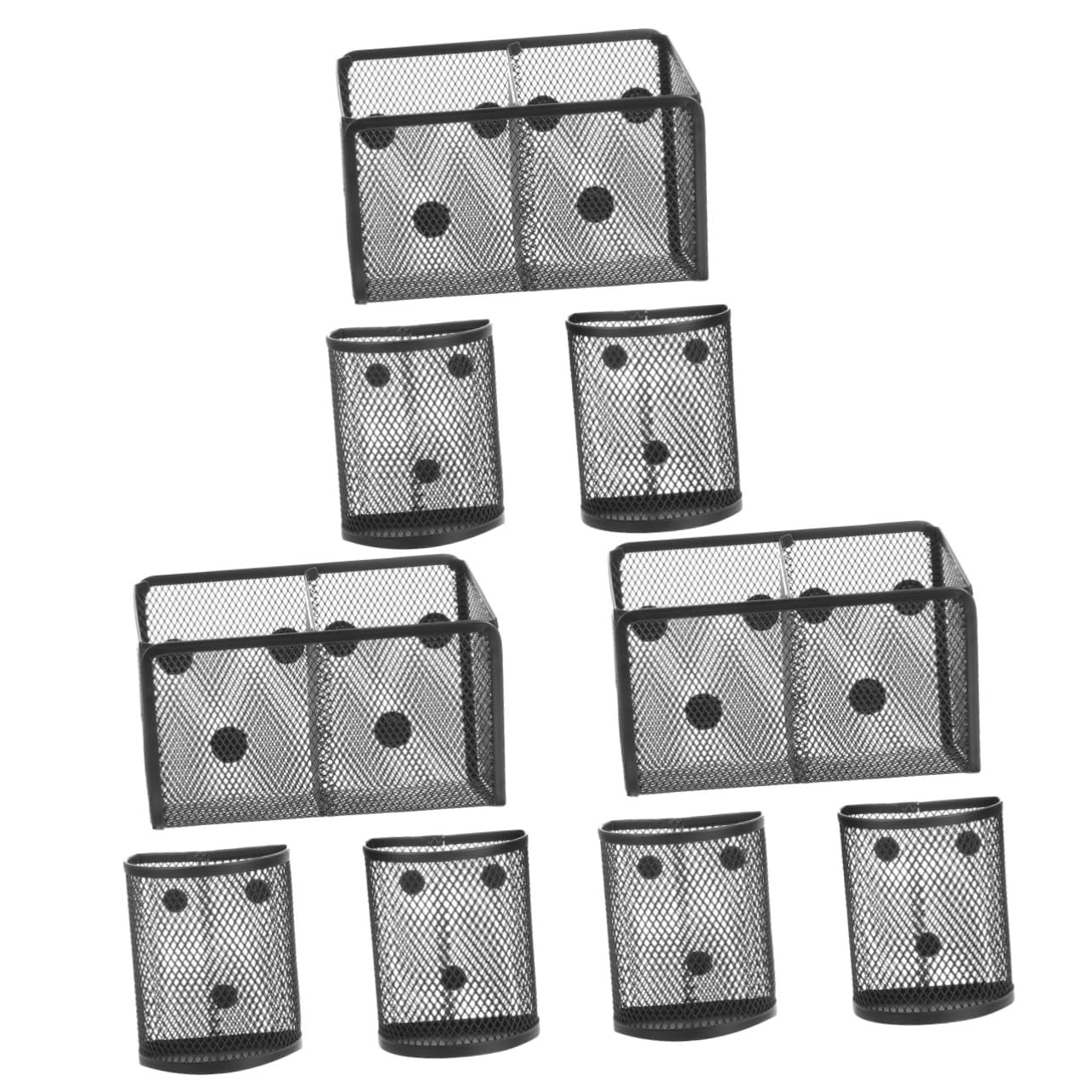 Lurrose 3 Set Portapenne Magnetico Assorbibile Scatola Portapenne Per Lavagna Scatola Per Gesso Di Capacità Per Penne Magnetiche Per Tre Set Di Penne 3 Pezzi * 3