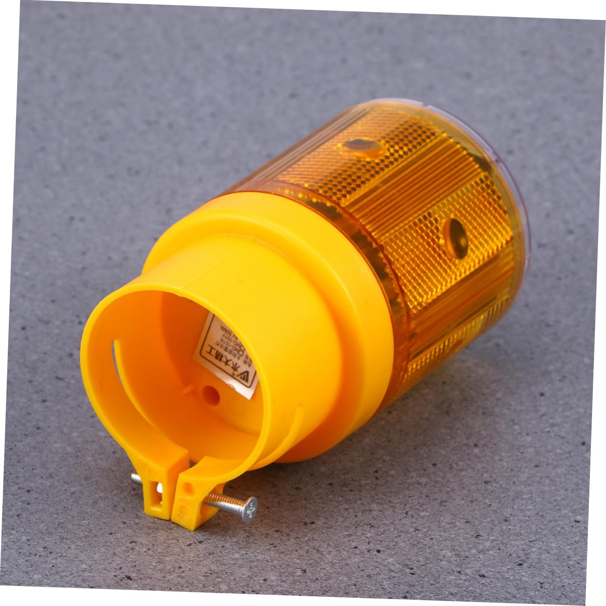 Baliza de Emergencia Solar LED Intermitente 2 Piezas Naranja Plástico