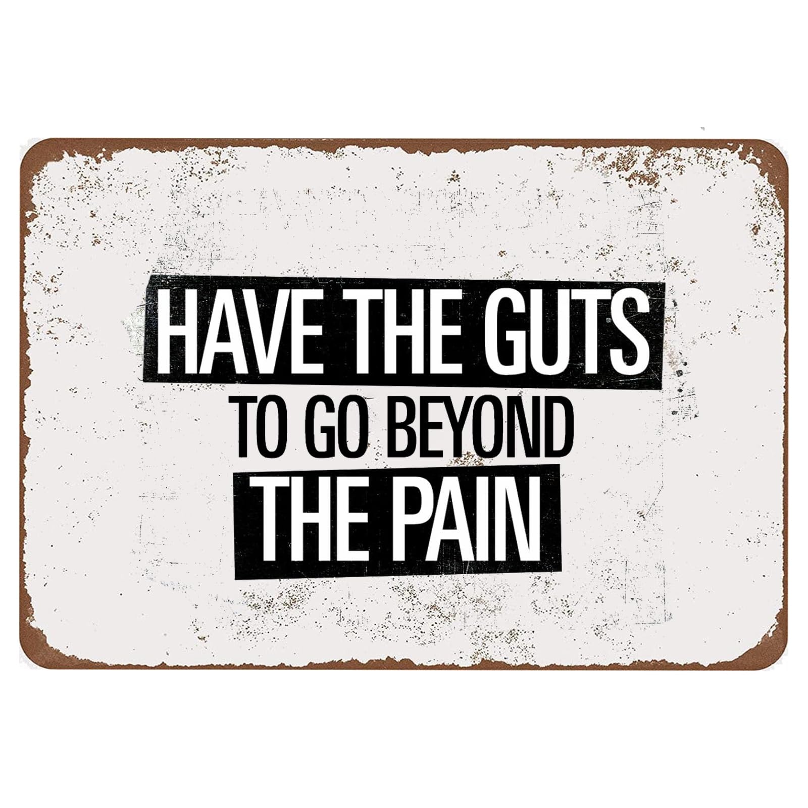 Tough Struggle Inspirational Vintage Metal Sign Perseverance Slogan Rustic Wall Decor for Home Cafe Leisure Area 8x12 Inch