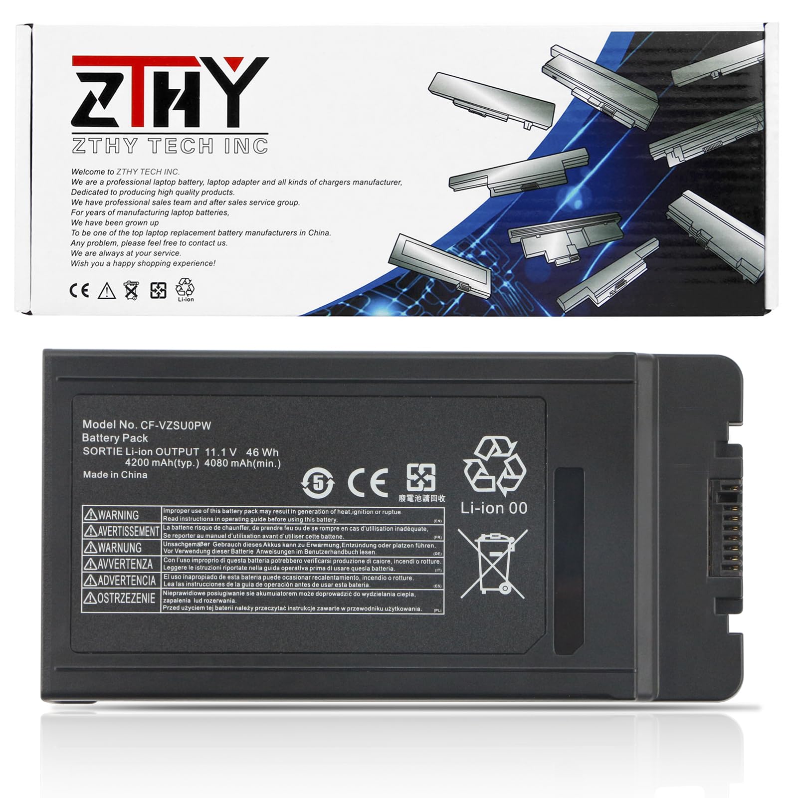 Panasonic CF-VZSUYJS バッテリー Amazon.com: CF-VZSU0PW CF-VZSU0PR CF-54 Battery Replacement for