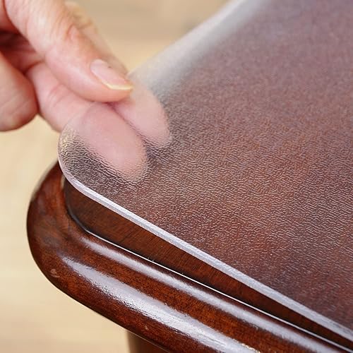 OstepDecor - Cubierta transparente personalizable para mesa, alfombrilla protectora para escritorio