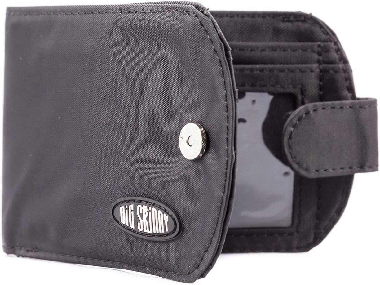 Big Skinny Women's Taxicat Bi-Fold Slim Wallet, Holds Up to 25 Cards