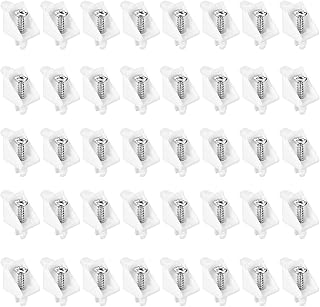 40 Stk Regalbodenträger 5mm, Einlegeboden Halter für IKEA Regalbodenträger PAX Regalbodenhalter, #101558 passend als Ersatzteil für Einlegeboden Kleiderschrank Schränken, für KOMPLEMENT(Weiß)