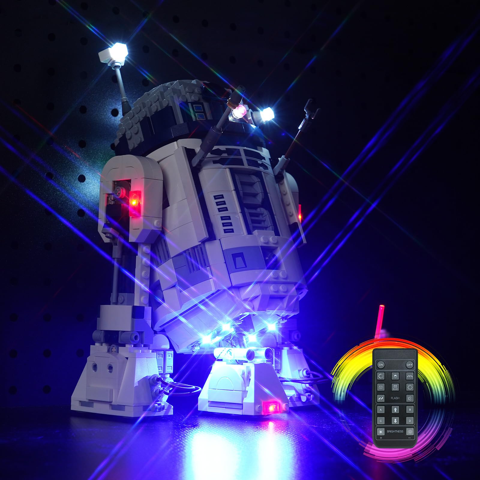 DALDED LED Lighting Kit for Lego Star Wars R2-D2, LED Light Compatible with Lego 75379 Building Block Models - NOT Included The Model Set