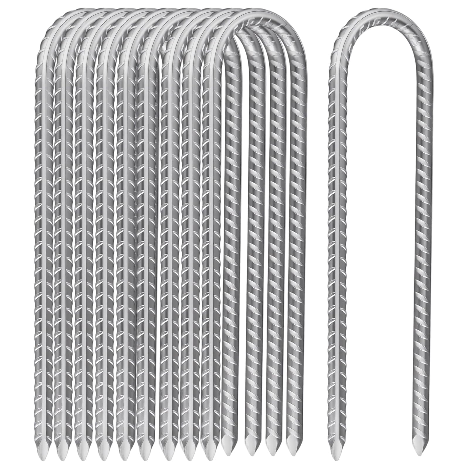 Estacas para trampolín de 8 pulgadas ideales para camping y jardín