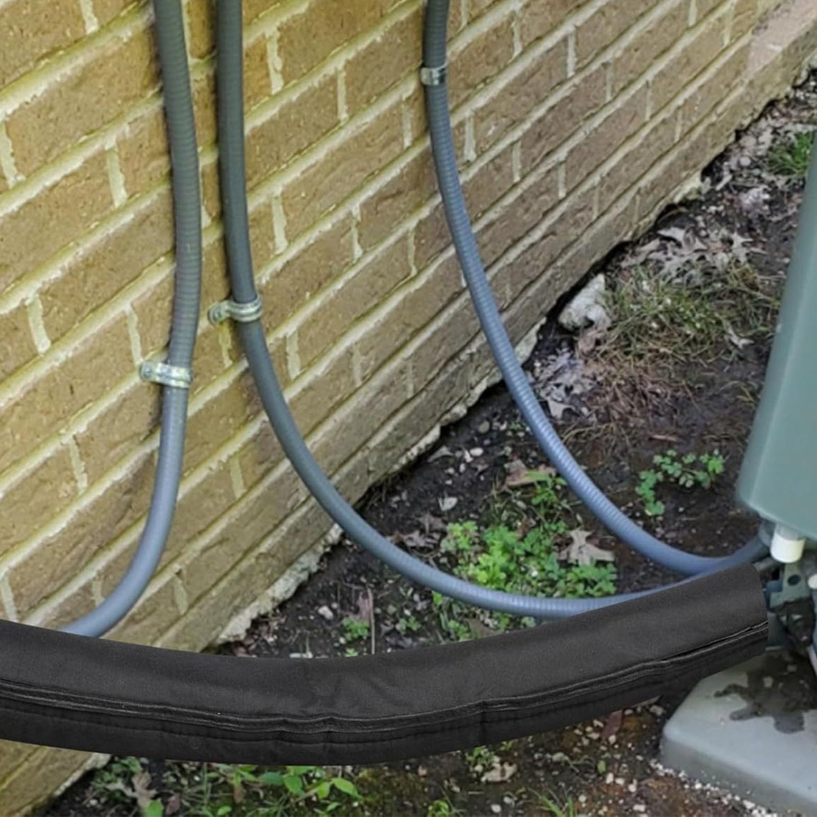 Cubierta Aislante para Tuberías de Cobre HVAC, Tela Oxford 600D de 3 Capas con Algodón Perlado y Lámina de Aluminio, Protector Universal para Tuberías de CA para Sistemas Divididos,
