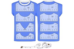 9Pcs Tshirt Ruler Guide Easy Alignment Measurement