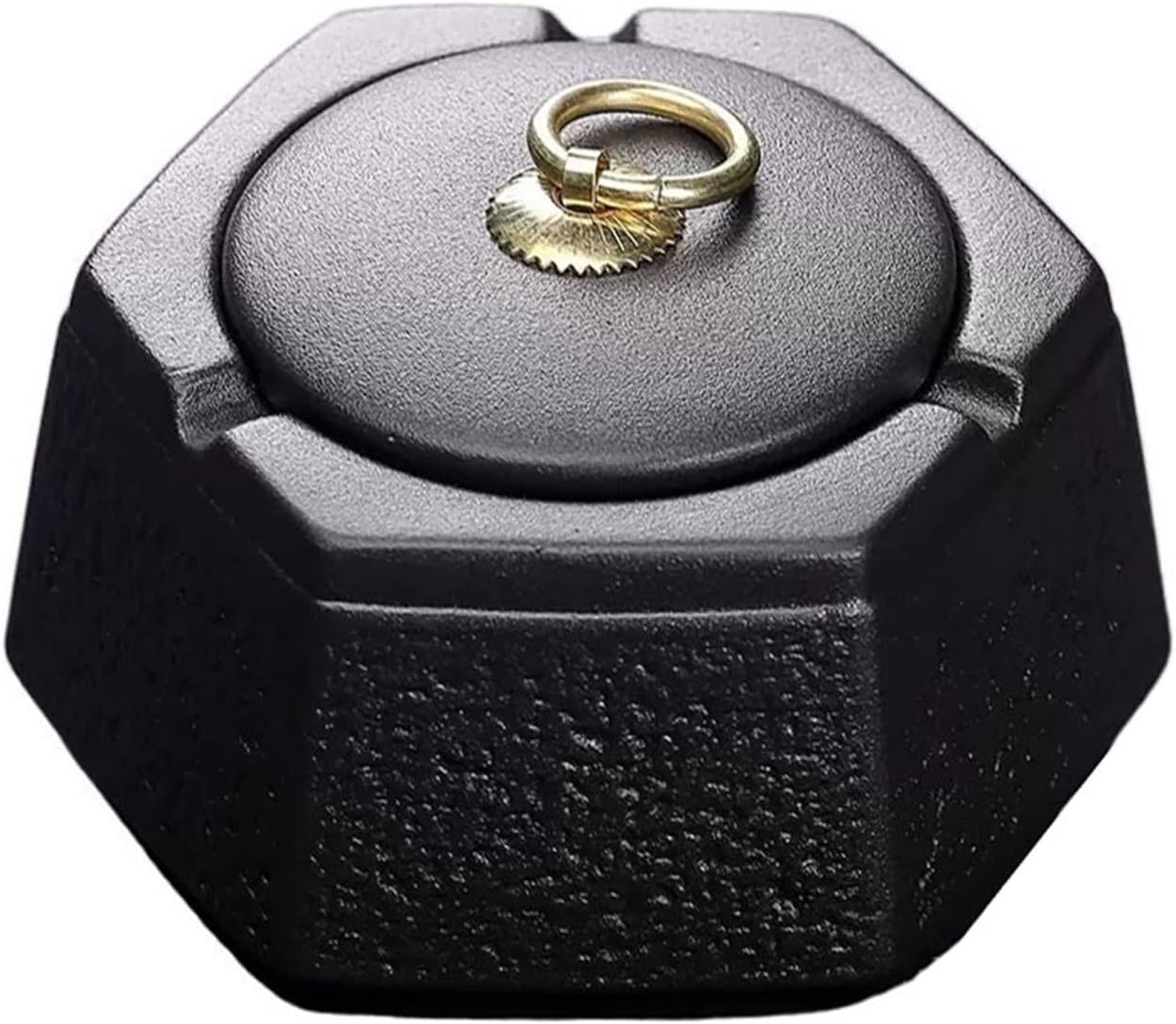 Weed Ash Tray Chinese Retro Home Living Room Large Ashtray with Lid Office Decoration Ashtray Organization Ashtrays for Cigarettes