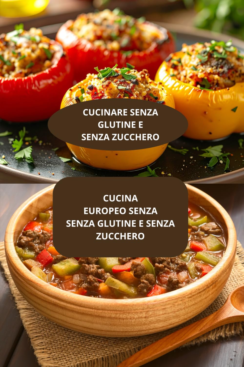 CUCINA EUROPEO SENZA SENZA GLUTINE E SENZA ZUCCHERO: CUCINARE SENZA GLUTINE E SENZA ZUCCHERO - Dieta europea senza glutine - Ricette autentiche senza glutine