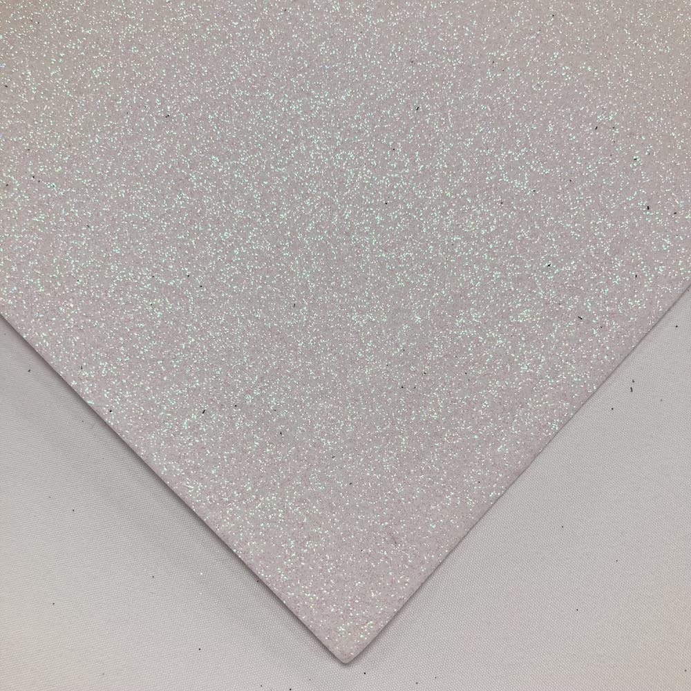 Kayes Textiles Glitter Felt A4 Sheet (White)