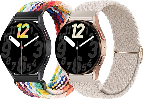 Bandas trenzadas compatibles con Samsung Galaxy Watch 456 Band de 1.57 pulgadas, 1.73 pulgadas, Watch 6 y 4 ClassicGear S3 & S2Active 25 Pro, correa disponible en Yaxa Colombia