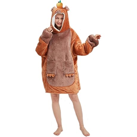 Ultra-Cozy Capybara Hoodie: Snuggle Up with Nature's Cuteness