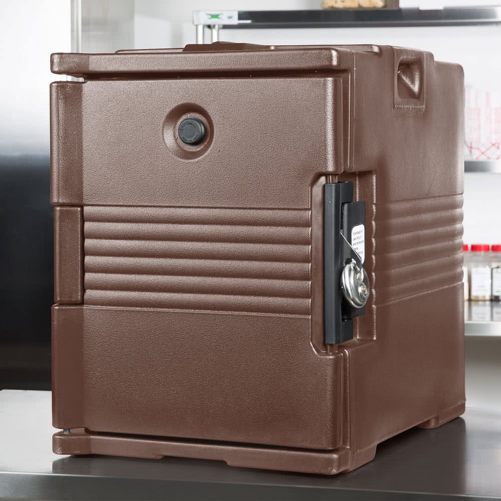 Cambro Camcarier Contenedor Isotermico para Gn 1/2, Marrón, 62x42x57 cm