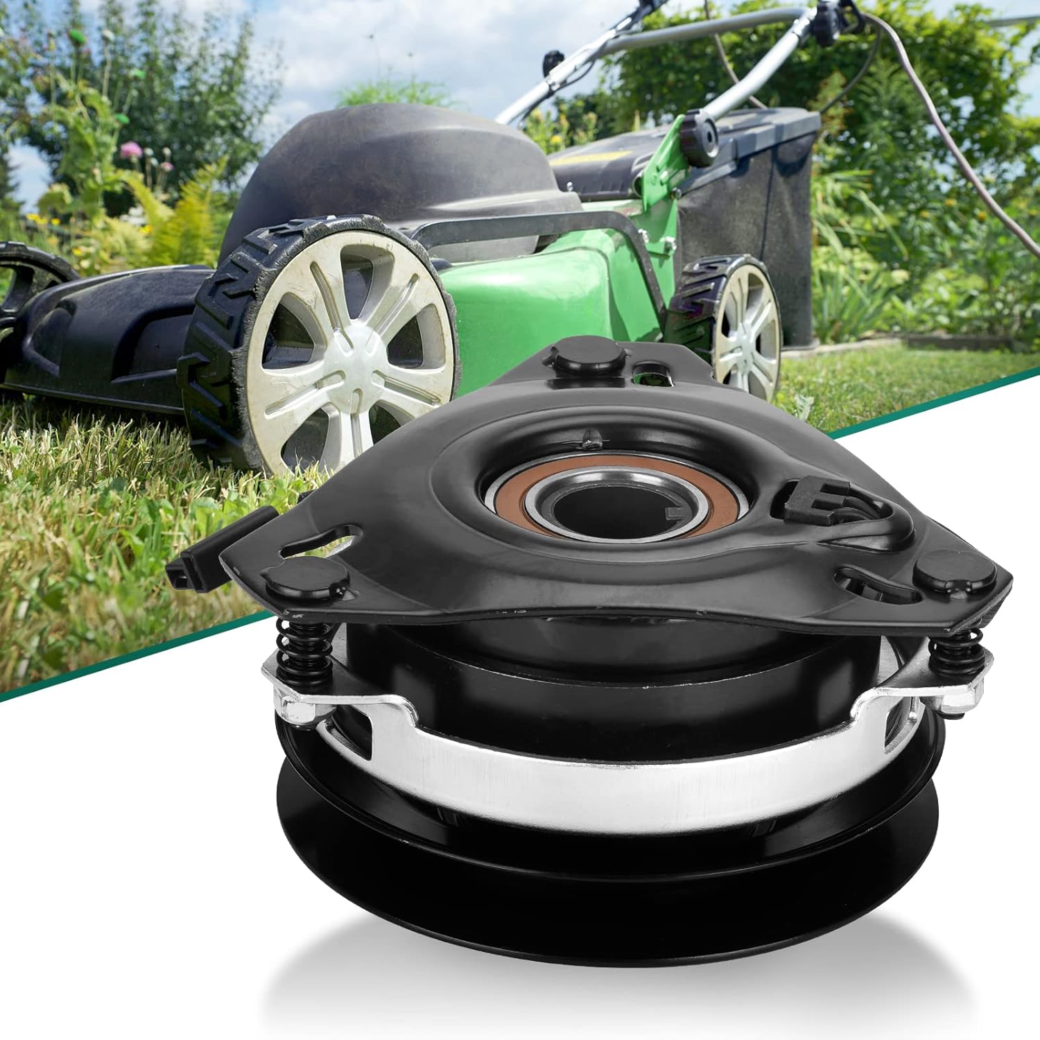Electric PTO Clutch for John Deere Scotts AM103035 AM108601 AM115093 AM119536, 5215-44 5215-29, Fits John Deere 285 345 GT275 S2554