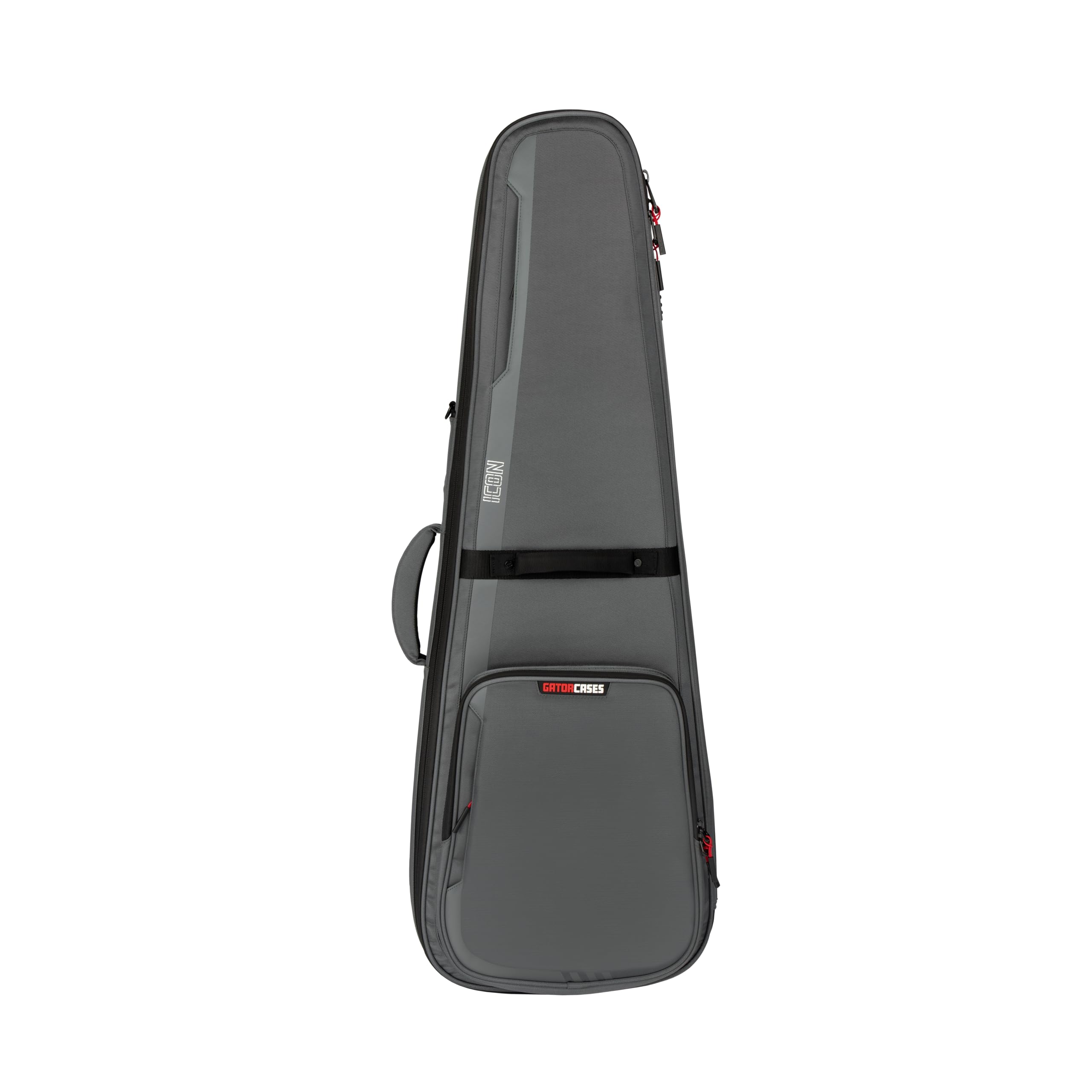 Gator Cases ICON Series Gig Bag Tasche für E-Gitarren, Farbe Grau, (G-ICONELECTRIC-GRY)