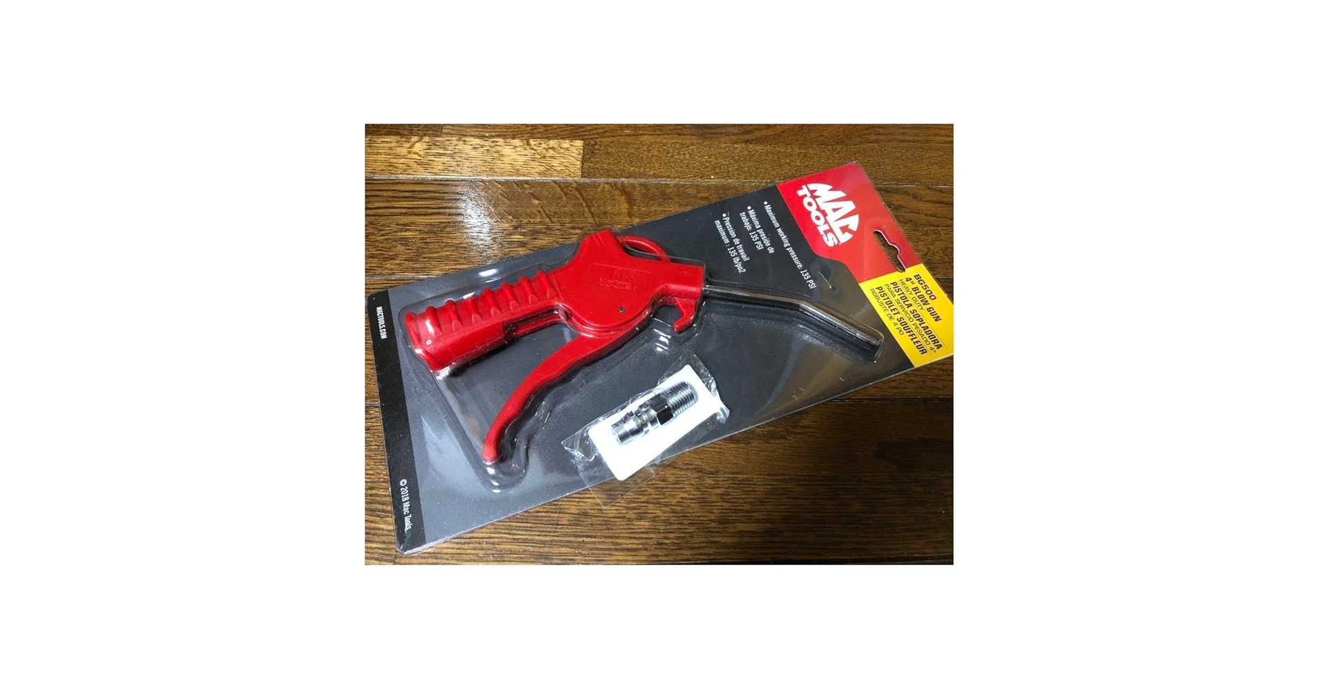 Amazon.co.jp: エアーガン 新 チャック付 MAC TOOLS マック