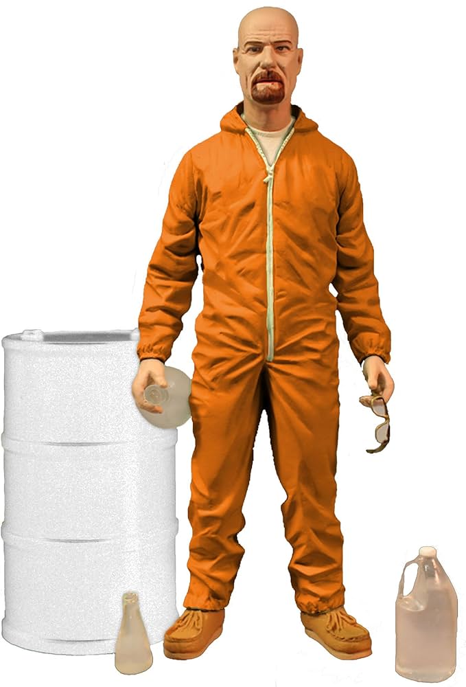 Amazon | Breaking Bad Walter White In Orange Hazmat Suit