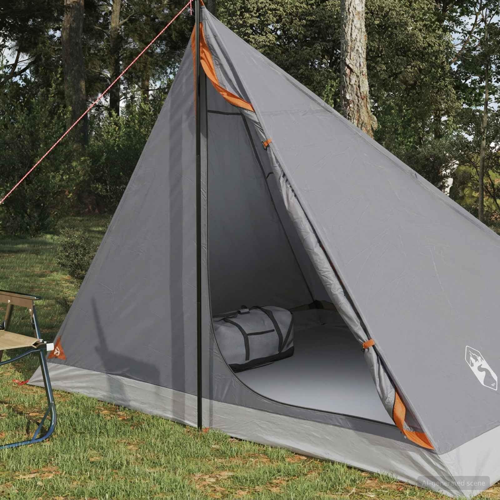 Namiot outdoorowy dla 4 osób niebieski
