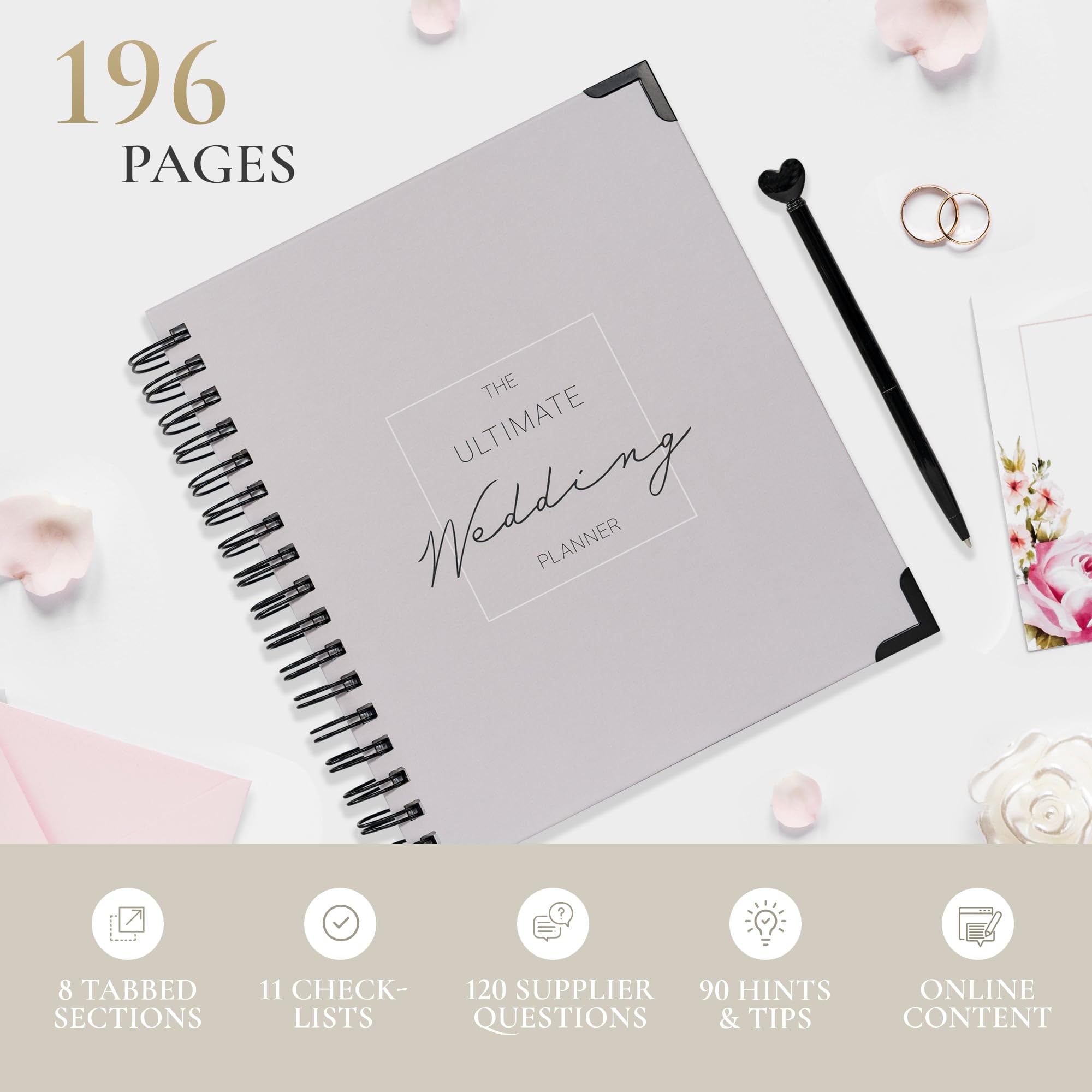 The Ultimate Wedding Planner Book and Organiser for UK Weddings, Full Of Unique Hints, Tips, Guides & Countdowns - Image 3