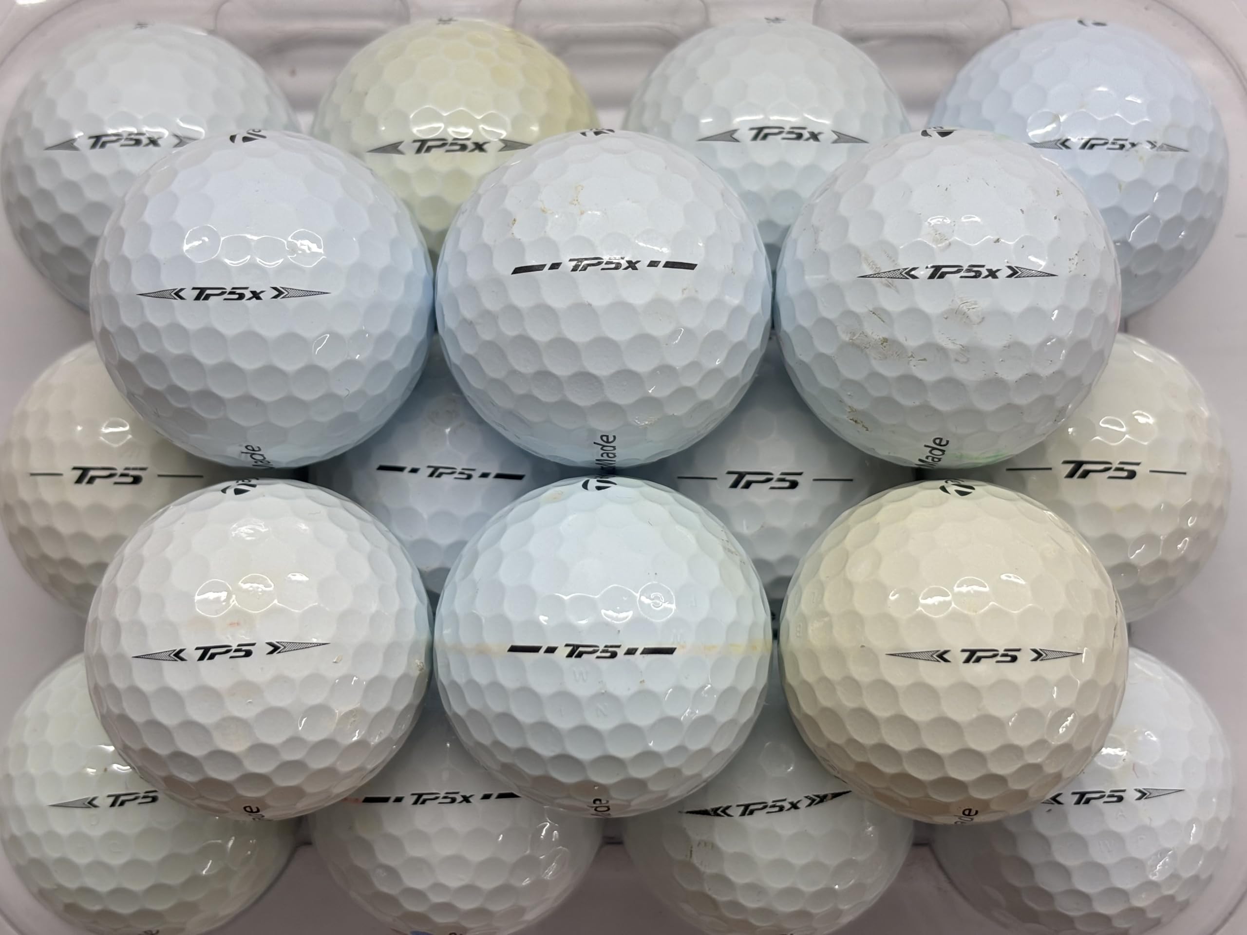 24 pelotas de golf TP5/TP5X para TaylorMade - Grado A/Grado B