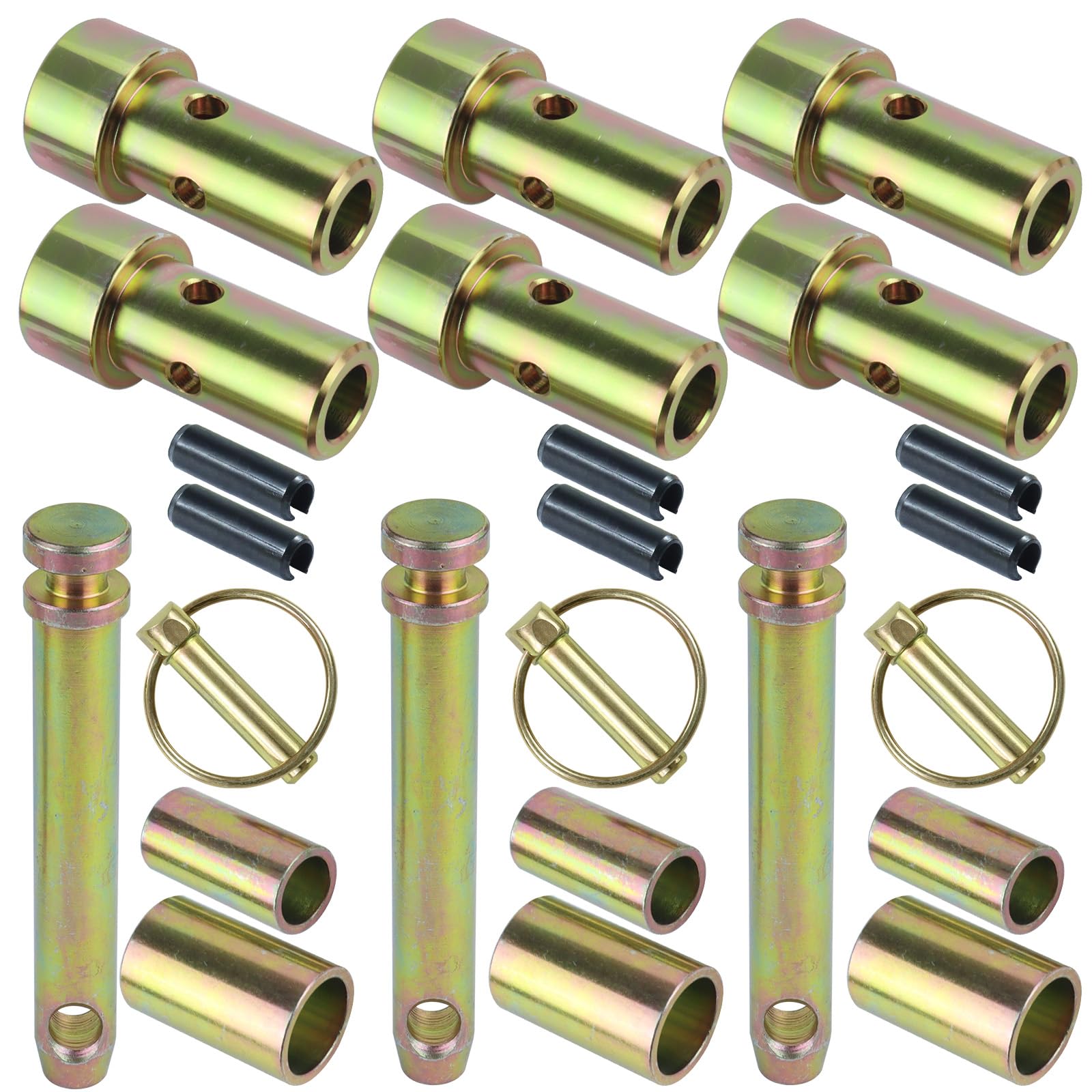 3 Pack Cat 1 Quick Hitch Adapter Bushing for 3 Point Hitch Tractor