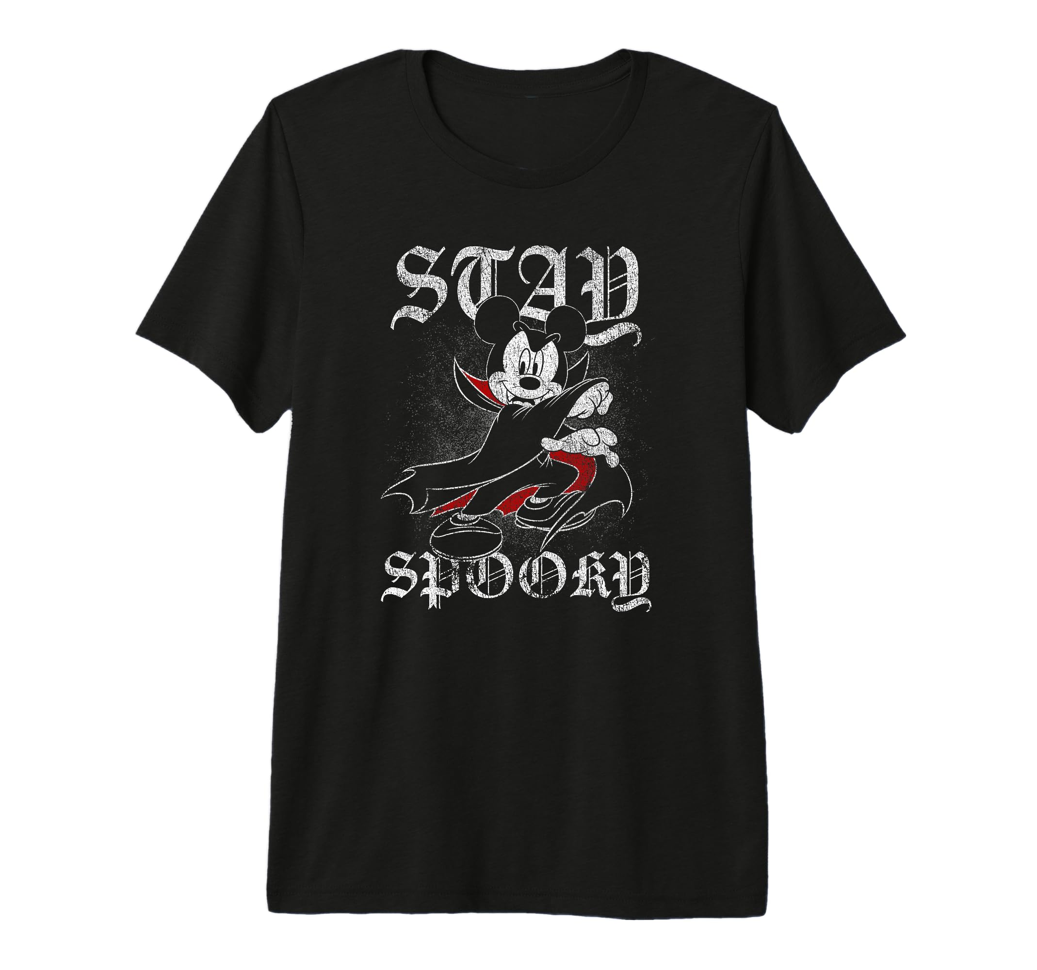 T-shirt Mickey Halloween Vampire coton premium imprimé graphique durable - 2