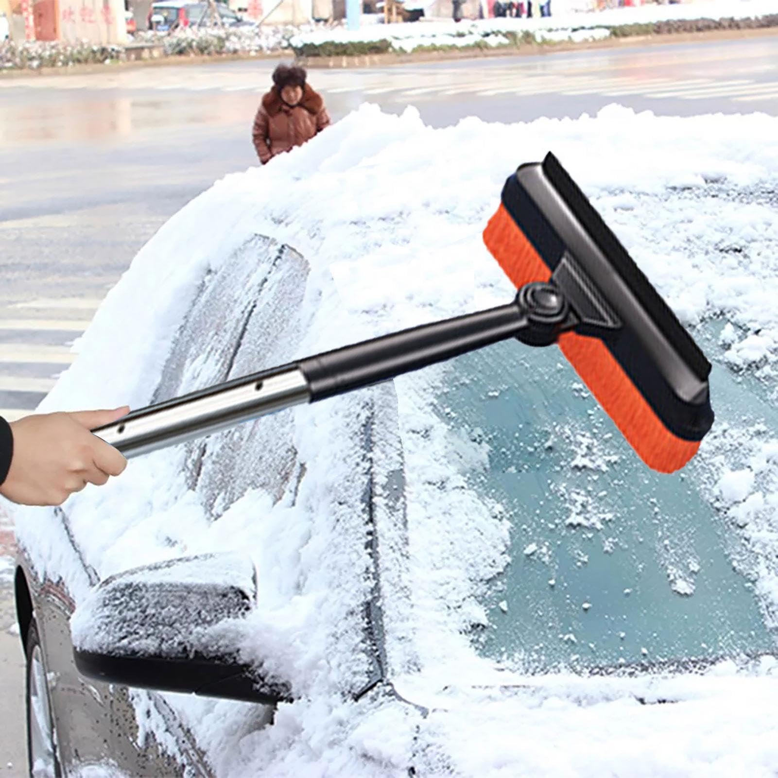 Pala de Nieve Plegable Desmontable Gran Capacidad Alta Resistencia