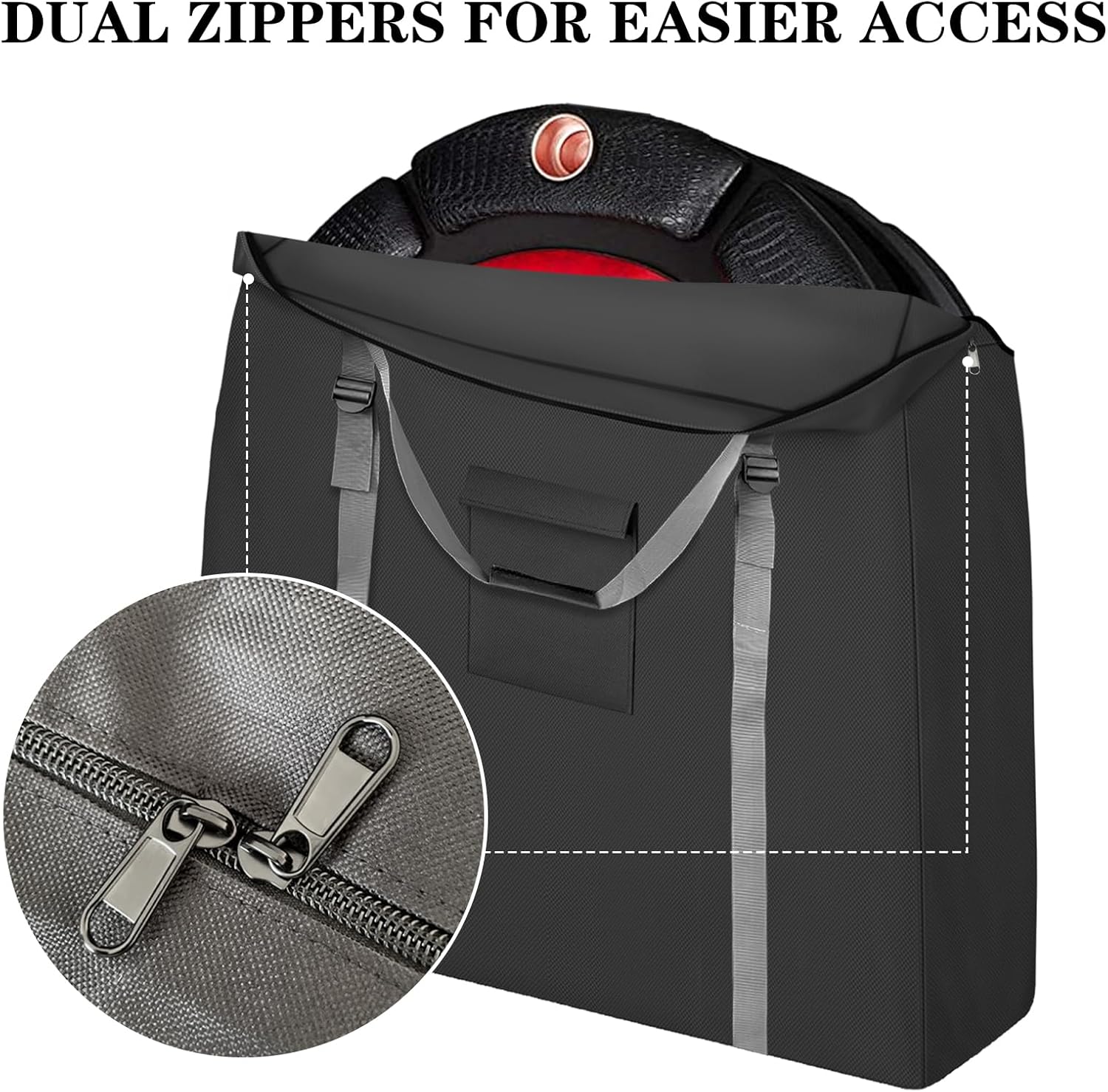 Folding Poker Table Bag for 71" and 84"-Oval Poker Table,Two Sizes