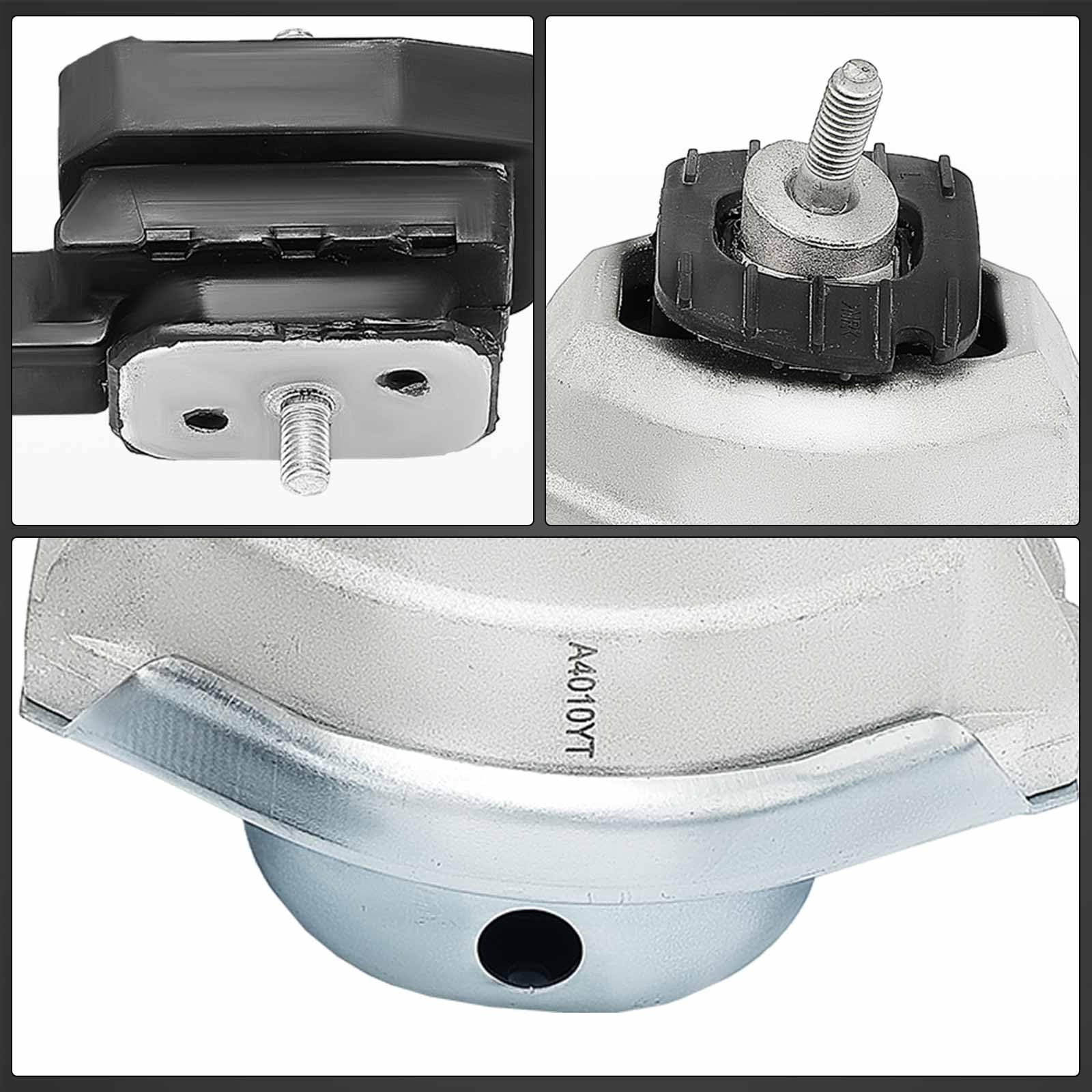 Frankberg 2 supporti motore anteriori + 1 supporto cambio EM-7195 | Compatibile con: Serie 6 Cabrio E64, Serie 6 E63, Serie 5 E60, Serie 5 Touring E61