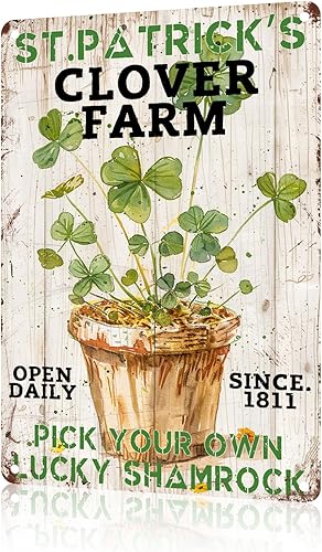 Miniatura 13 de macago Letrero de metal divertido con texto en inglés "I See Trees of Green Red Rose Retro Tin Sign, 8 x 12" Jardín 2,Jardín 1,Jardín 10,Jardín