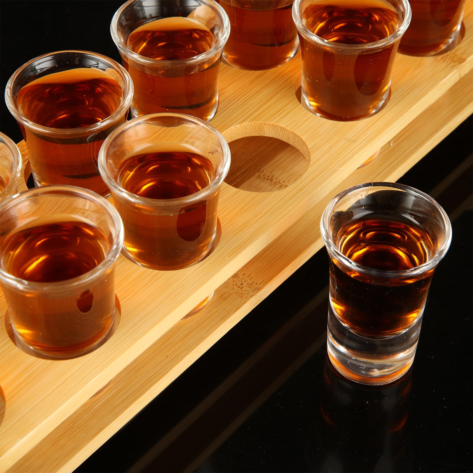 Lot de 12 verres à liqueur, 30 ml, support à cocktail et verre à liqueur, pour fête, club, bar, boisson