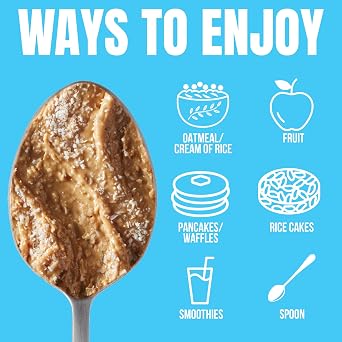 Fit Butters High Protein Naturally Sweetened Vegan Cashew Butter - Added Protein and Coconut Oil, Low Sugar, Complete Protein Dessert Flavored Natural Nut Butter (Vanilla Coconut)