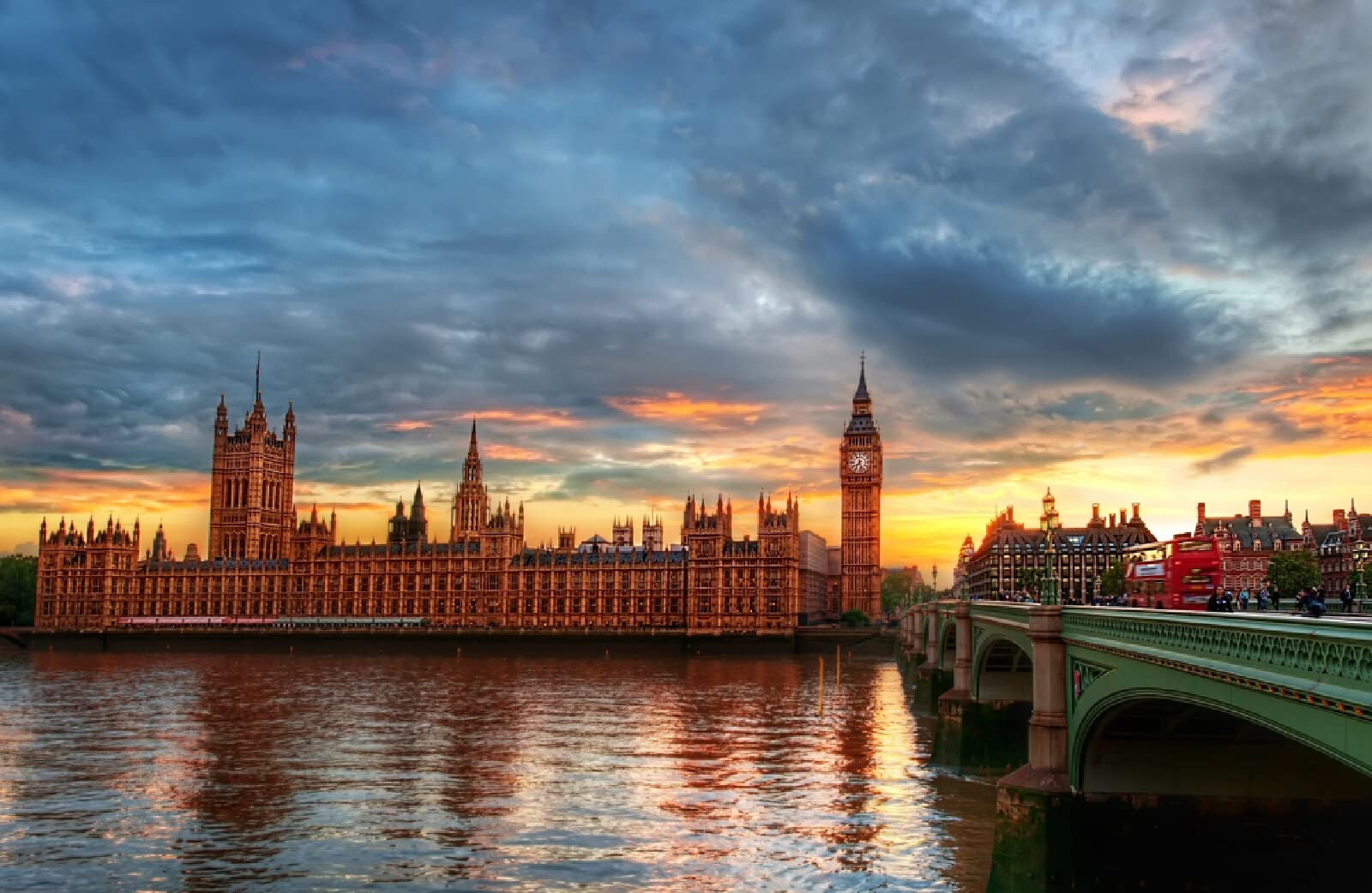 Jigsaw Puzzles 1000 Pieces for Adults - Westminster Palace At Twilight - Wooden Educational Toys And Gifts For Adults And Children