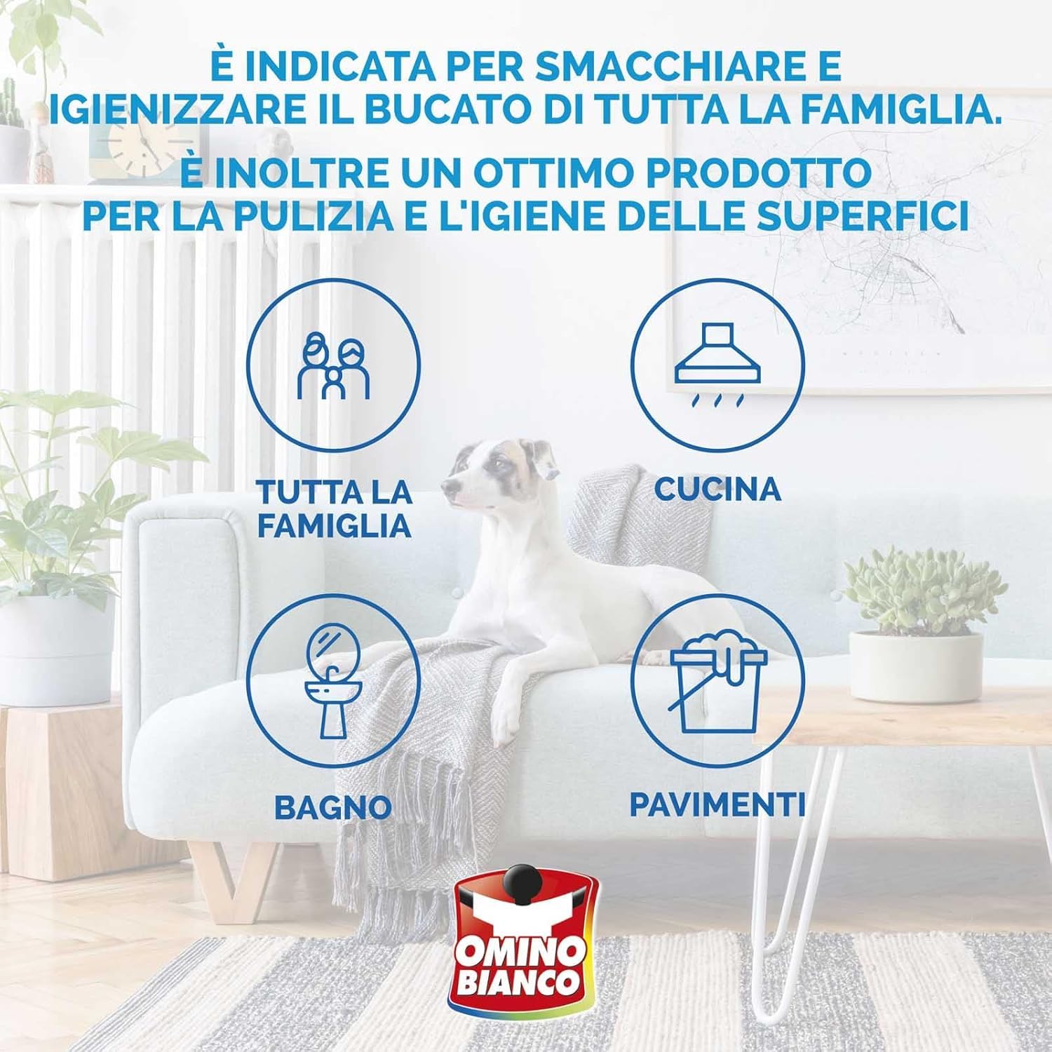 Candeggina Delicata Igienizzante Anti Odore – Essenza Blu Ocean – Tecnologia Smacchiante – Flacone da 1500 ml kit con Spugna Brandizzata SPESA & RISPARMIO Inclusa – Variazioni 4/8/12 Pezzi (12)
