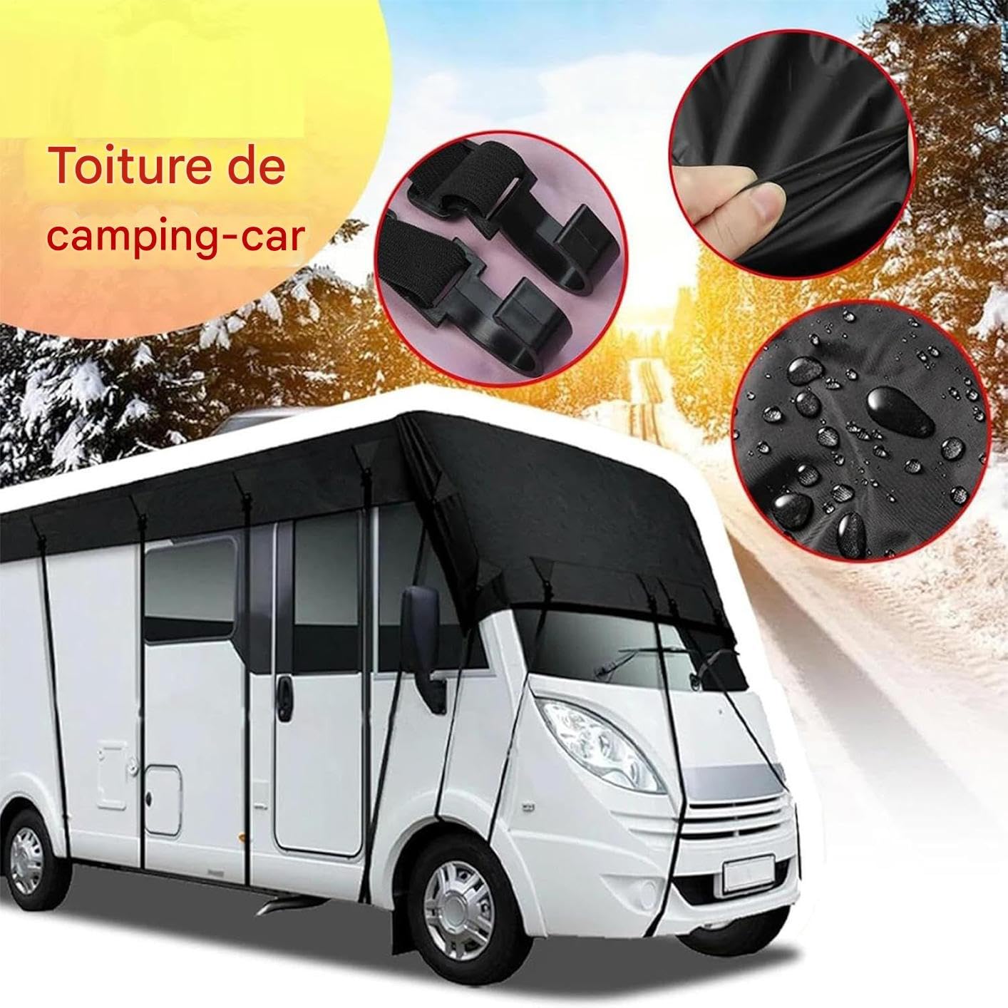 Fundas para Techo De Solo Plegable De 210d Oxford para Techos | Cubierta Para Vehículo Recreativo para Protección contra Viento y Lluvia Camping Playa Viajes Aire Libre