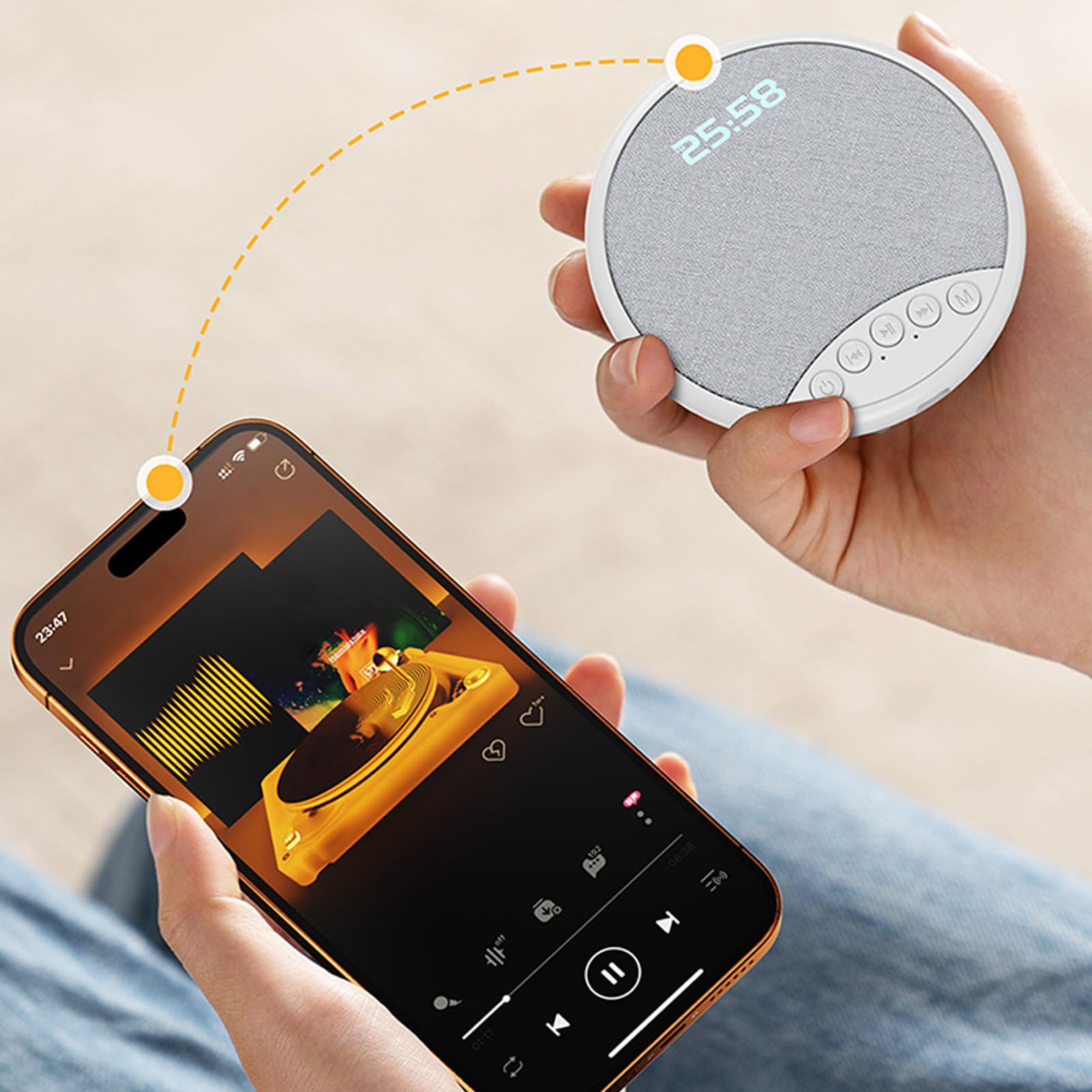 Altavoz de almohada, aparato estable con ruido , altavoz inalámbrico de música para almohada de cama, para hotel, dormitorio, viajes, adolescentes, adultos, amantes de la música, cumpleaños, día
