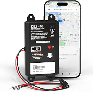 REWIRE SECURITY DB2 Wired GPS Tracker for Vehicles | Easy Installation on 8V–32V Batteries | Fits with Car, Truck, Trailer, RV, Van, Boat & Motorbike | Live Tracking | Low Cost Subscription Plans asin的图片