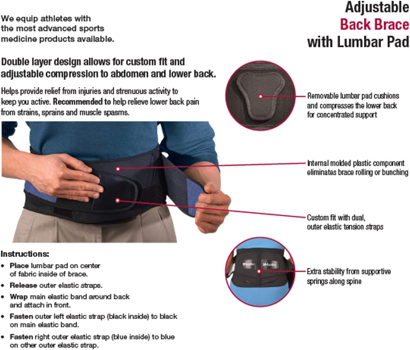 Mueller Lumbar Back Brace - Image 7