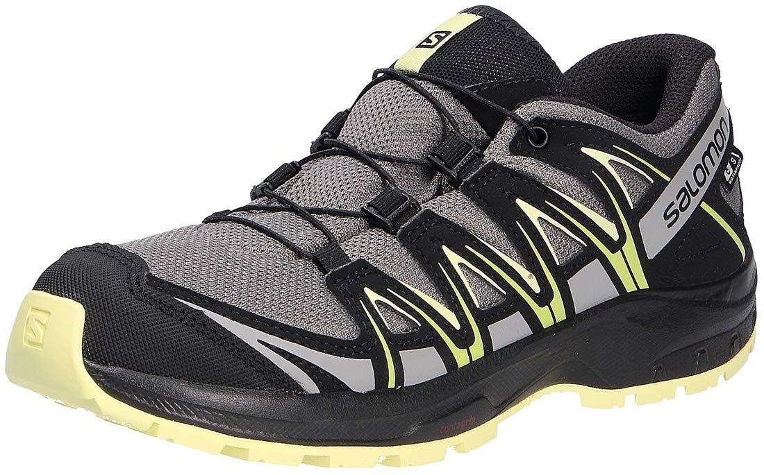 SALOMON XA Pro 3D Climasalomon Waterproof Junior, Zapatillas, Gargoyle Black Charlock, 31 EU