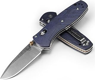 Benchmade - Mini Barrage 585 EDC Knife with Blue Canyon Richlite Handle (585-03)