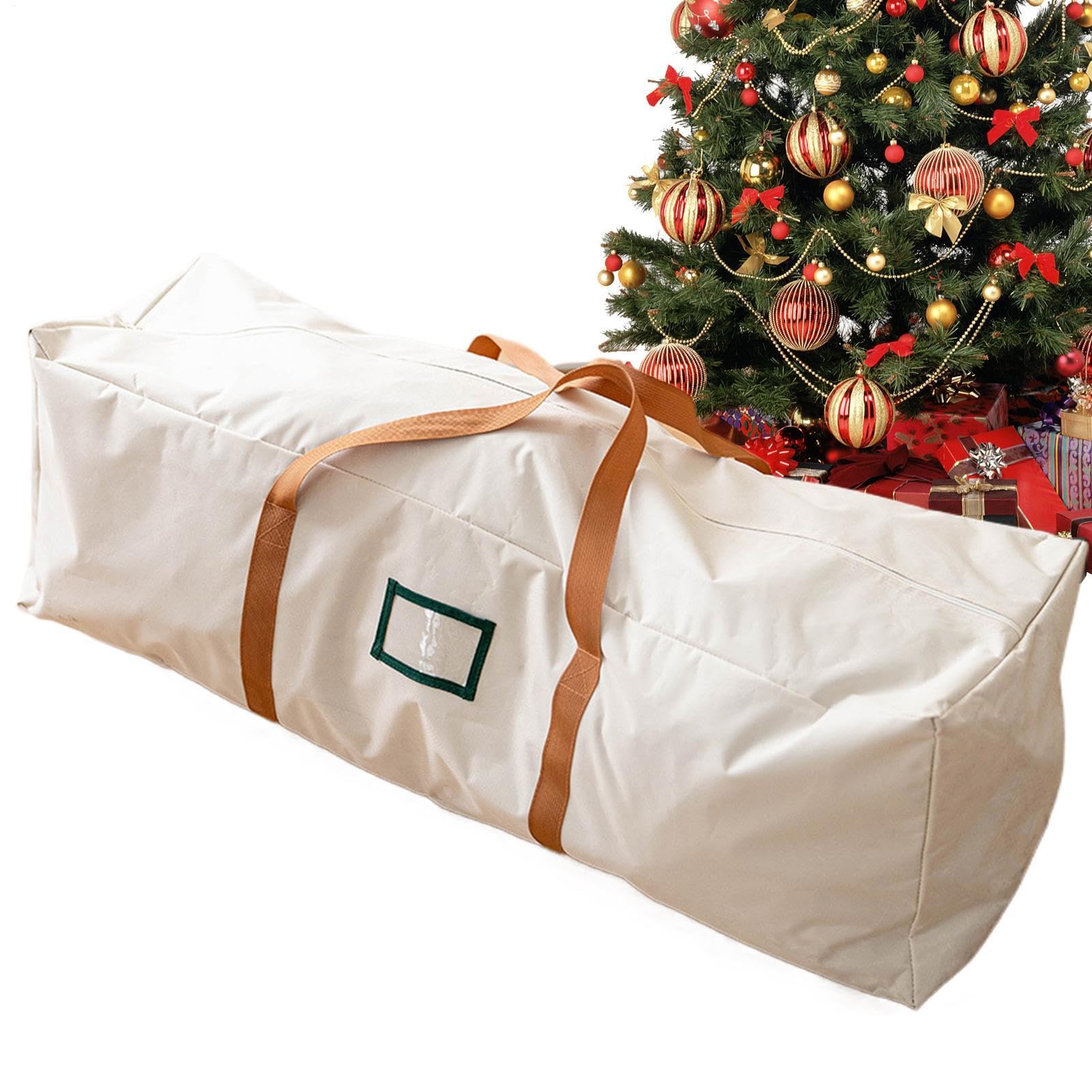 Bolsa contenedora para árbol navideño Con Cremallera, Resistente,