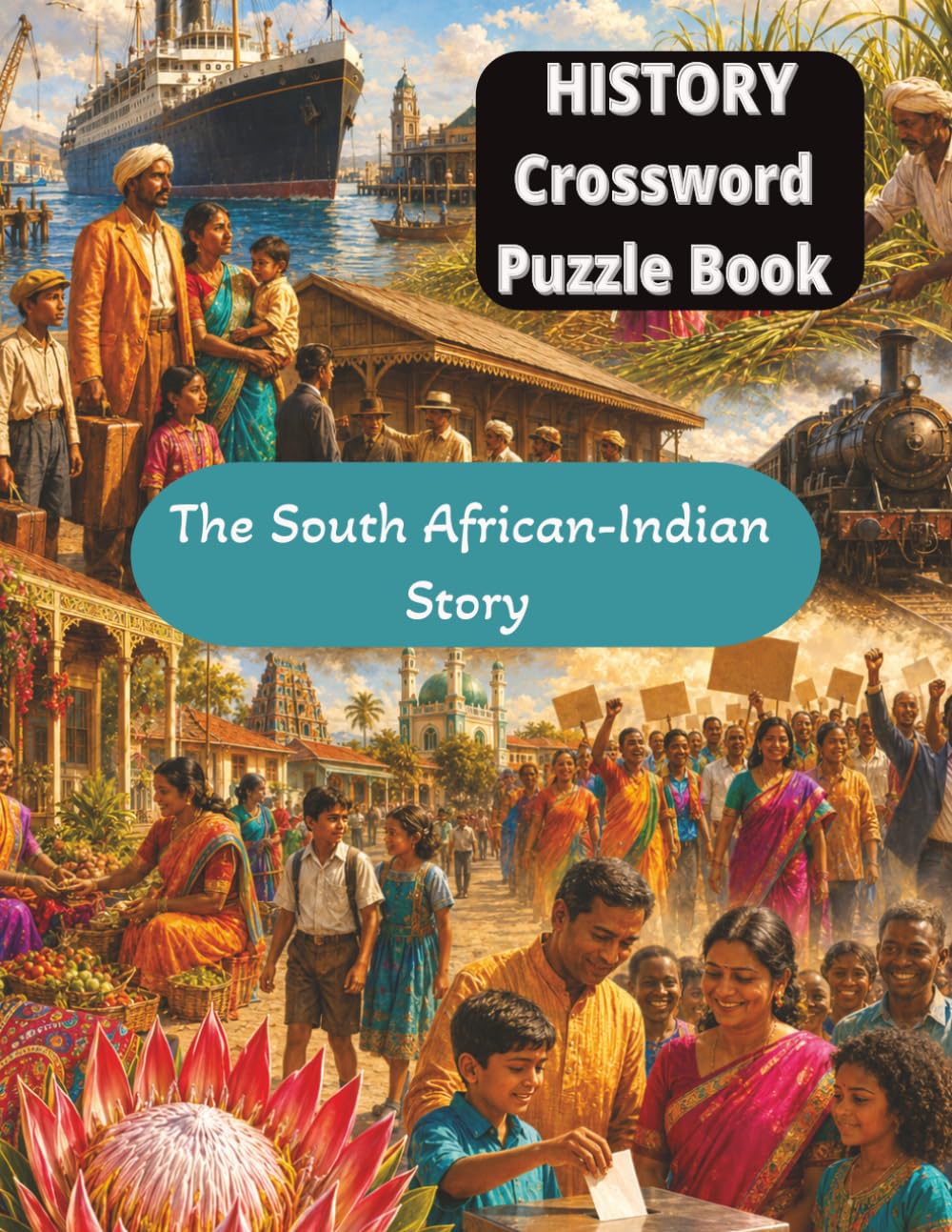 History Crossword Puzzle Book: The South African-Indian Story
