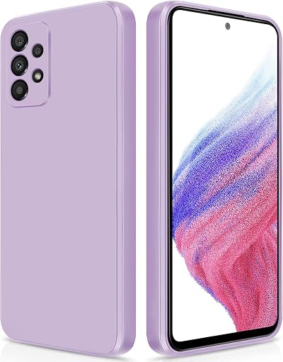 GiiYoon Silicone Case for Samsung Galaxy A53, Purple