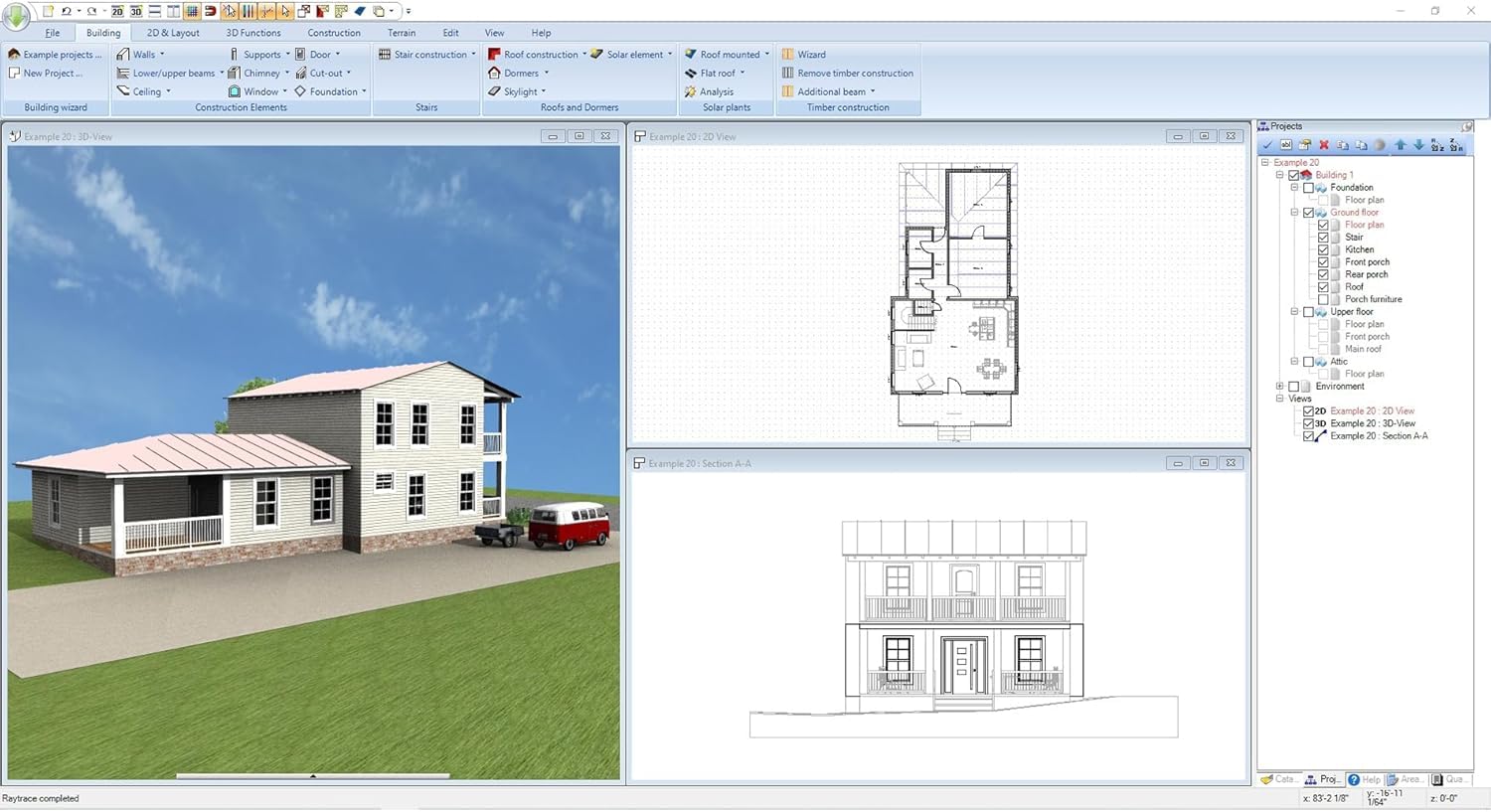 3D CAD 11 PRO - The professional CAD solution, from blueprints to interior design, Architecture for Win 11, 10